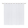 Firana z kółkami pasek SIMPLE CHIC 280x160 biały